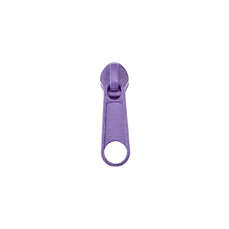 SLIDER FOR NYLON ZIPPER TAPES 5 NON LOCK VIOLET 500 PCS