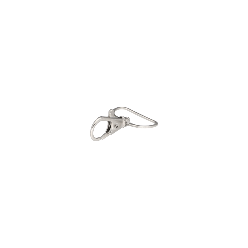 METAL SNAP HOOK 25 MM NICKEL 100 PCS