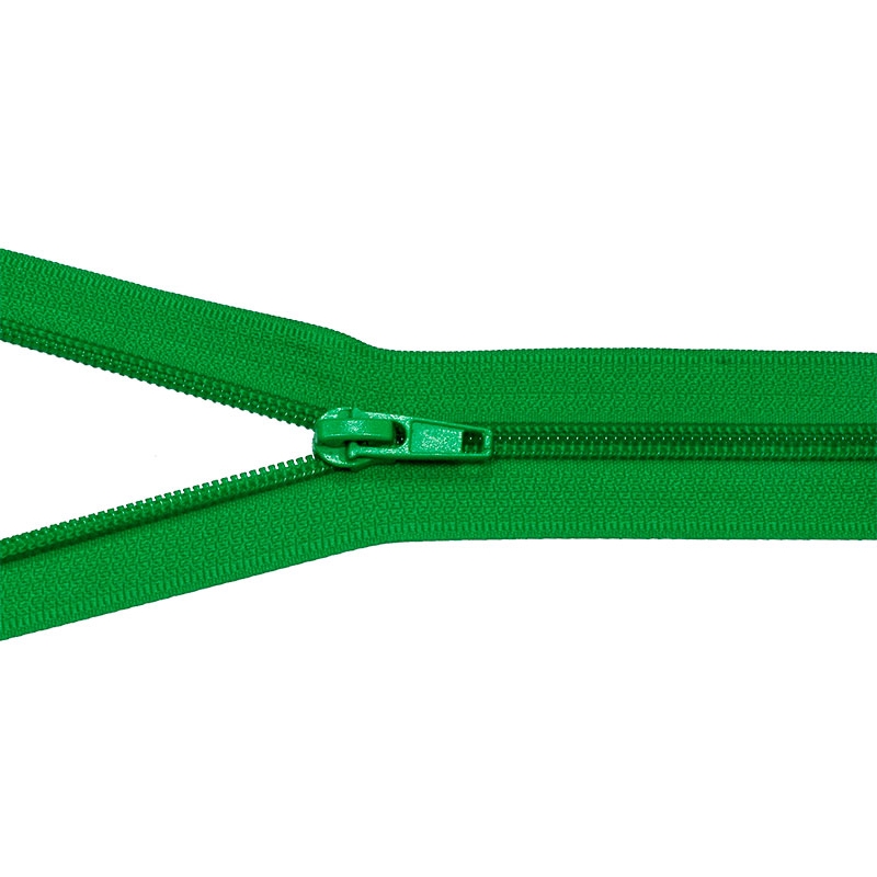 NYLON READY ZIPPER 5 AUTO LOCK CLOSE END 16 CM (151) LIGHT GREEN