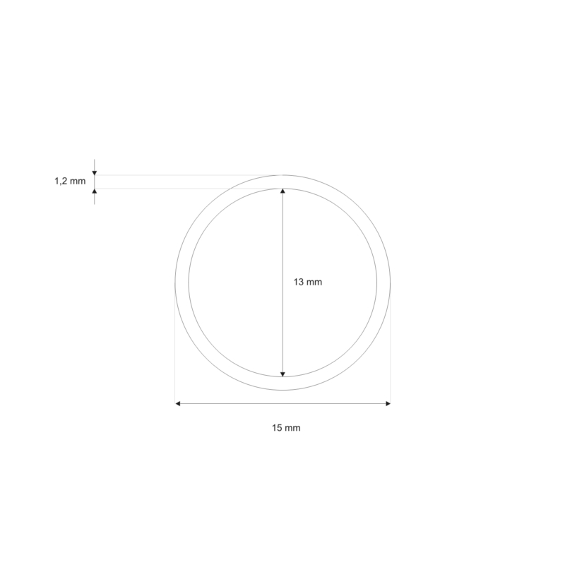 METAL  SPLIT RING  13/1,2 MM NICKEL 100     PCS