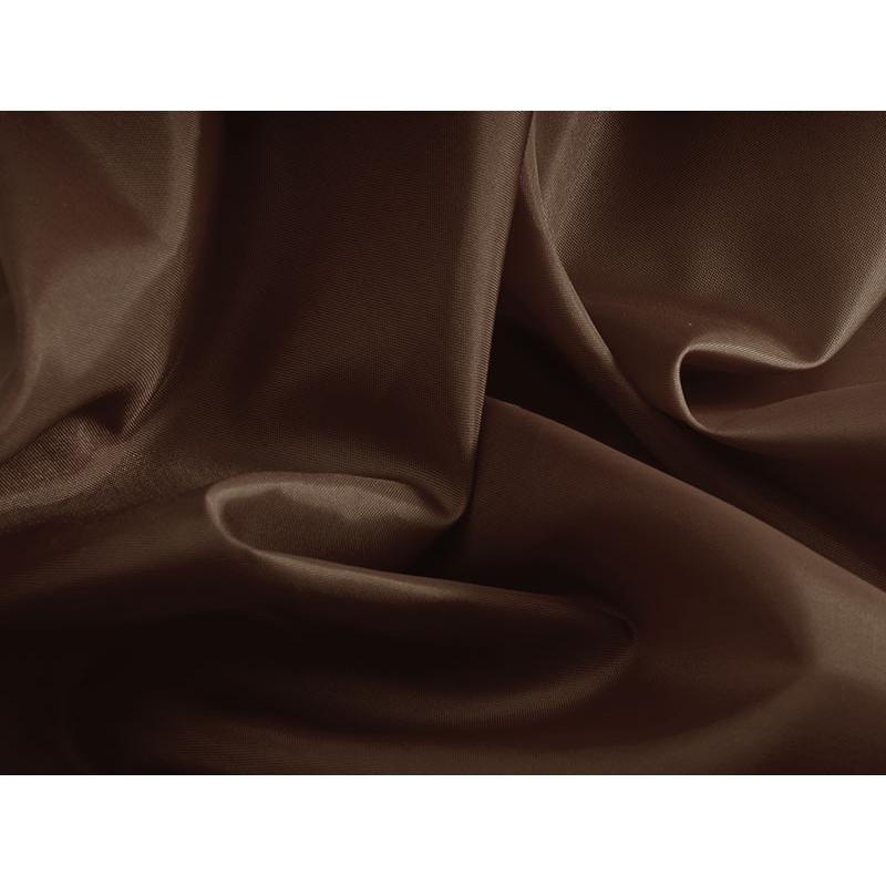 POLYESTER FABRIC 210D PU TAFFETA DARK BROWN 150 CM 150 MB