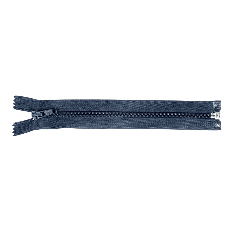 NYLON READY ZIPPER 5 AUTO LOCK OPEN END 75 cm (398) DARK BLUE