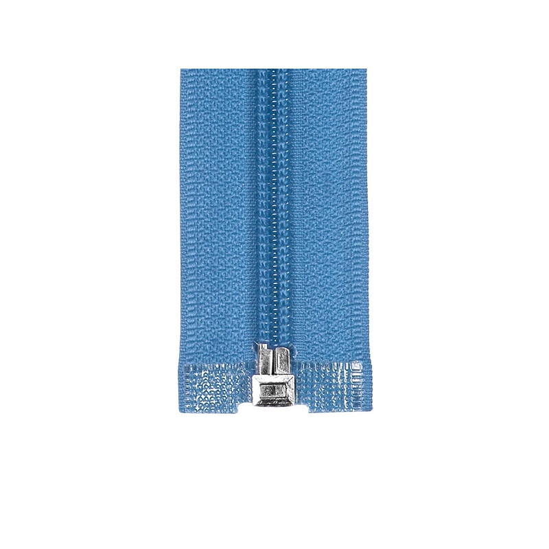 NYLON READY ZIPPER 5 AUTO LOCK OPEN END 80 CM (144) BLUE