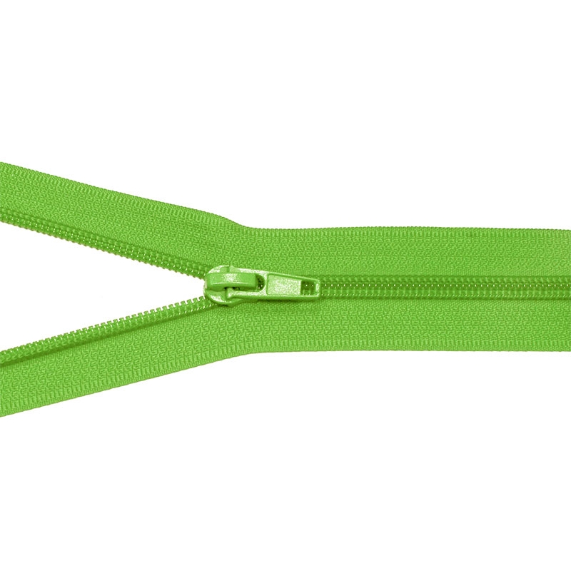 NYLON READY ZIPPER 5 AUTO LOCK OPEN END 85 CM (536) GREEN