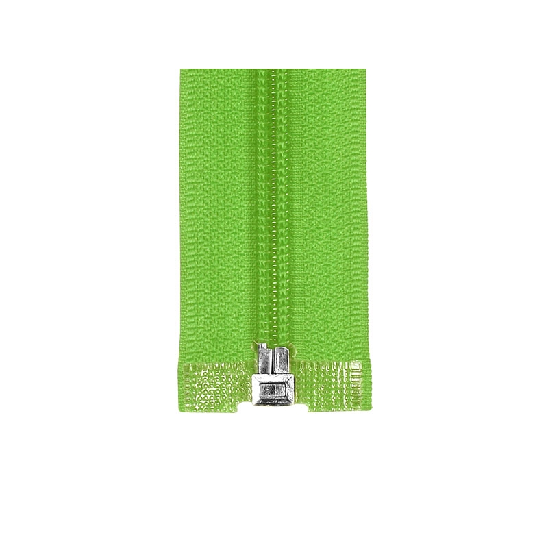 NYLON READY ZIPPER 5 AUTO LOCK OPEN END 80 CM (536) GREEN