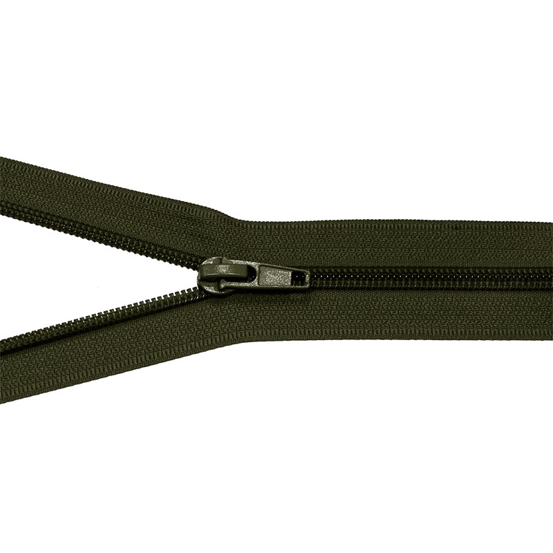 NYLON READY ZIPPER 5 AUTO LOCK OPEN END 85 CM (305) OLIVE