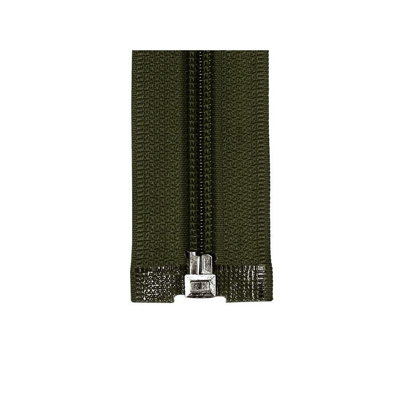 NYLON READY ZIPPER 5 AUTO LOCK OPEN END 80 CM (305) OLIVE