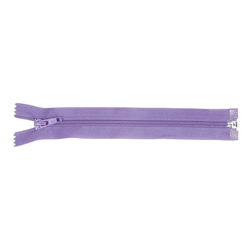 NYLON READY ZIPPER 5 AUTO LOCK OPEN END 65 CM (373) VIOLET