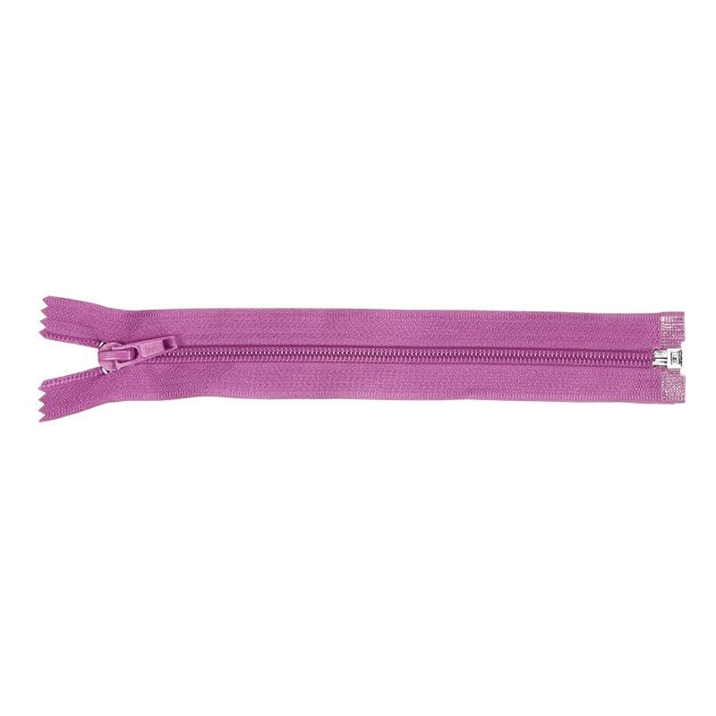 NYLON READY ZIPPER 5 AUTO LOCK OPEN END 85 CM (375) VIOLET