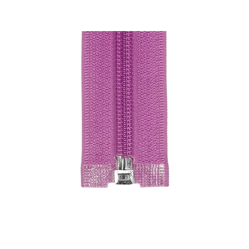 NYLON READY ZIPPER 5 AUTO LOCK OPEN END 85 CM (375) VIOLET