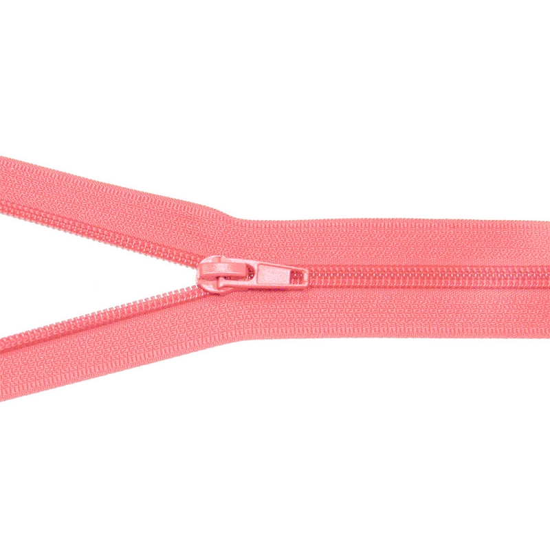 NYLON READY ZIPPER 5 AUTO LOCK OPEN END 85 CM (513) PINK