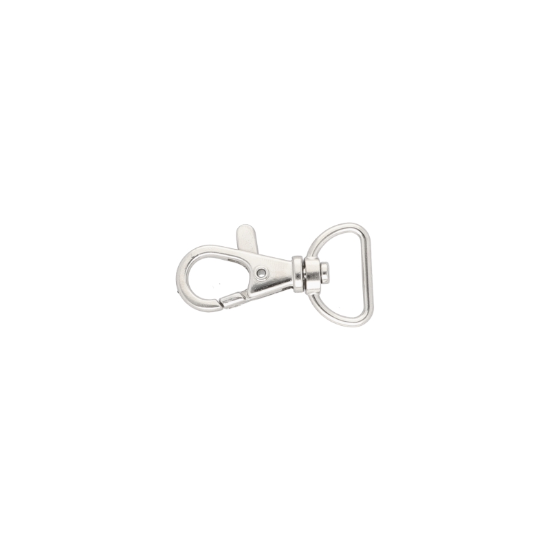 METAL  SNAP HOOK 14&nbspMM LIGHT NICKEL  100  PCS