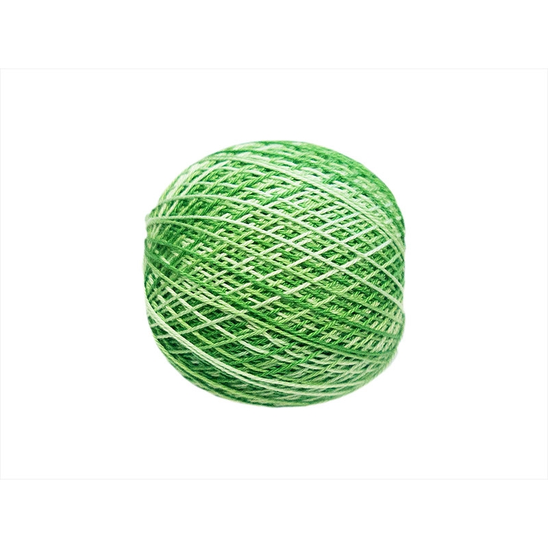 COTTON YARN KAJA 15 GREEN OMBRE (0346) 30G