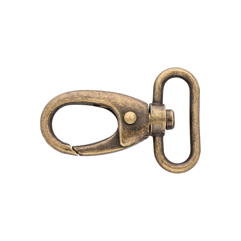 METAL SNAP HOOK 32 MM DIEGO OLD GOLD 1     PCS