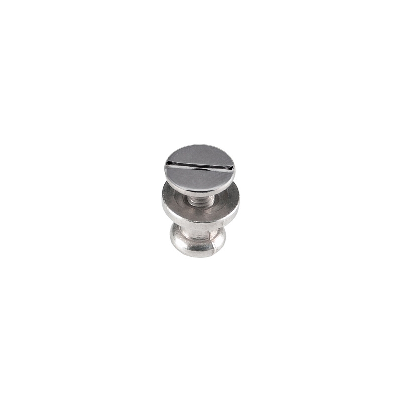 BUTTON  STUD SCREWBACK 5/4/8/8 MM NICKEL