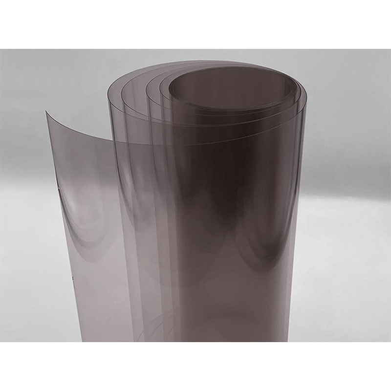 TRANSPARENT (BROWN)  PCV FILM 0,5 MM