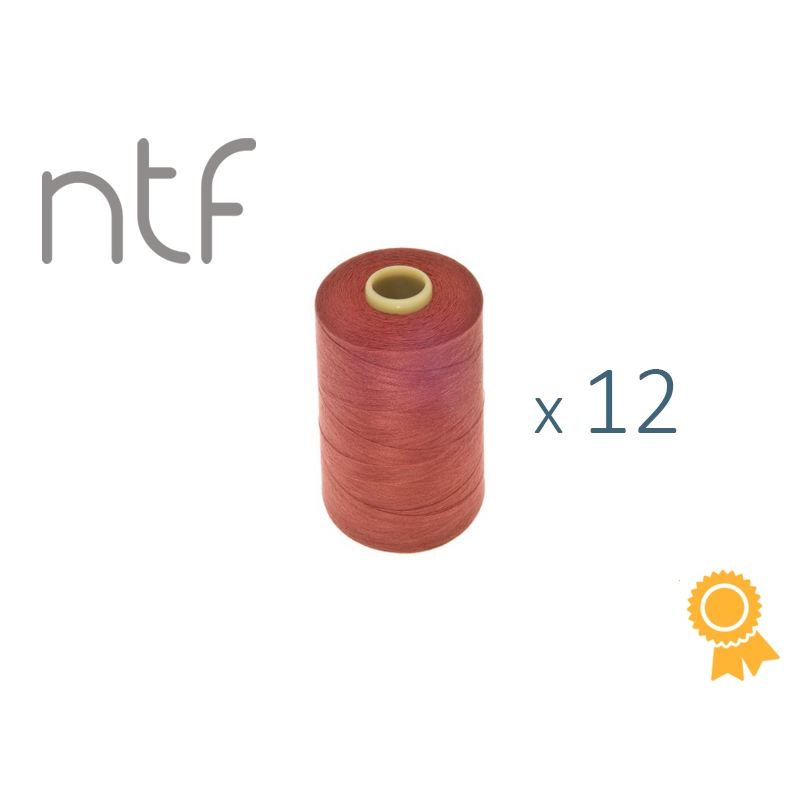 POLYESTER THREADS NTF 40/2 CHILI A631 1000 M x 12 PCS.