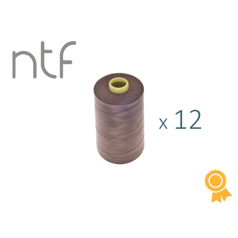 POLYESTER THREADS NTF 40/2 STONE GREY A700 1000 M x 12 PCS.