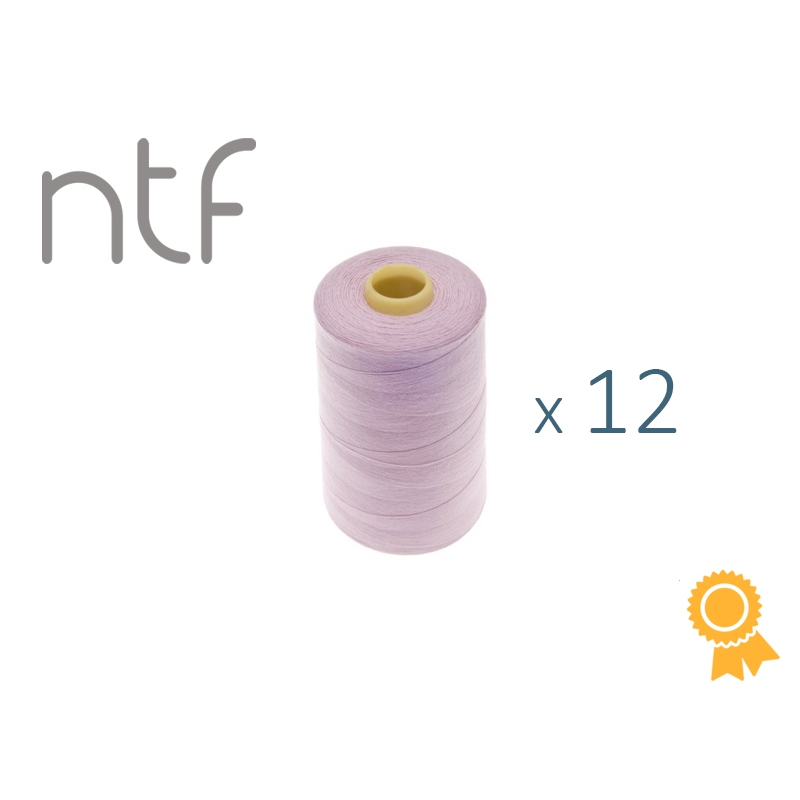 POLYESTER THREADS NTF 40/2 LIGHT LILAC A644 1000 M x 12 PCS.