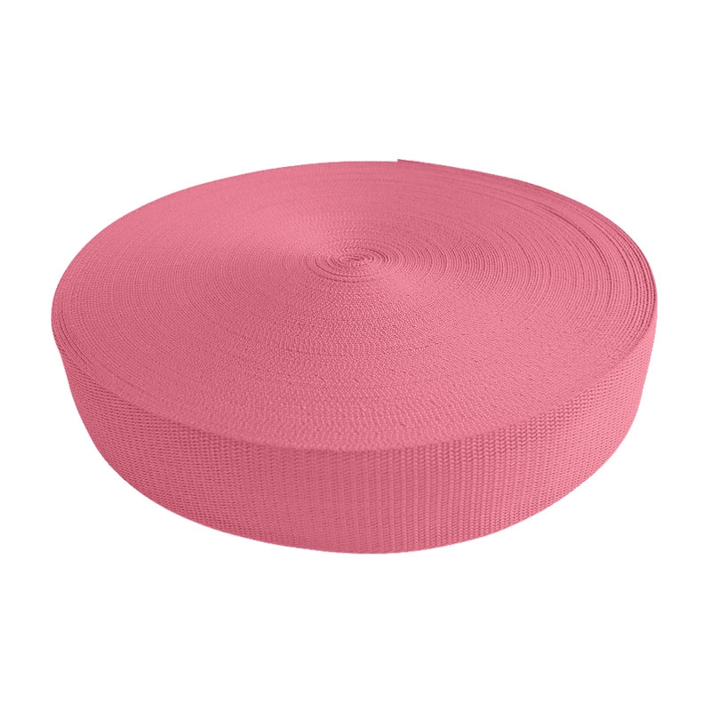 Webbing pp 10 mm / 1,3 mm pink 335 50 mb