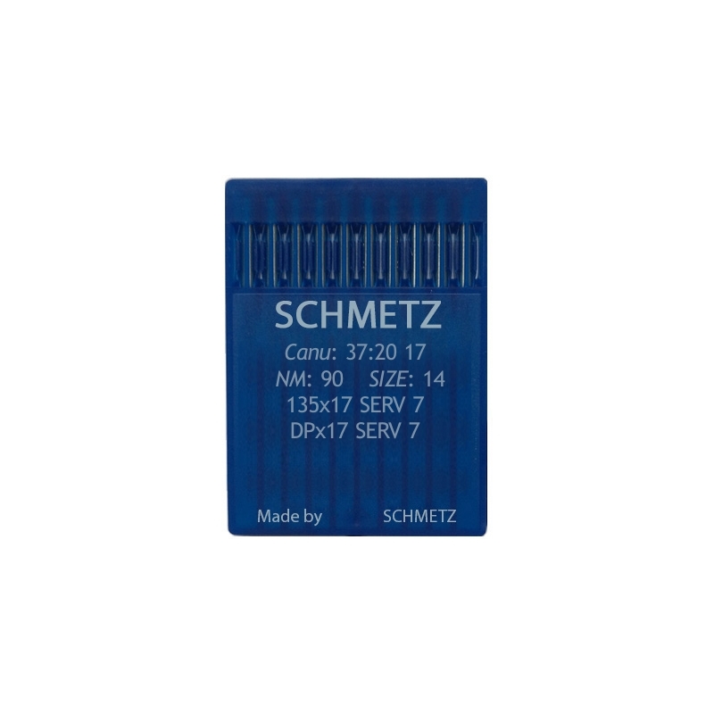 ИГЛА ШВЕЙНАЯ ДЛЯ МАШИН ПРОМЫШЛЕННЫХ ГОЛОВКИ SCHMETZ 135X17 SERV7 90 100 ШТ.