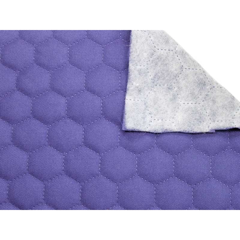 Quilted polyester fabric Oxford 600d pu*2 waterproof honeycomb (252) violet 160 cm 25 mb