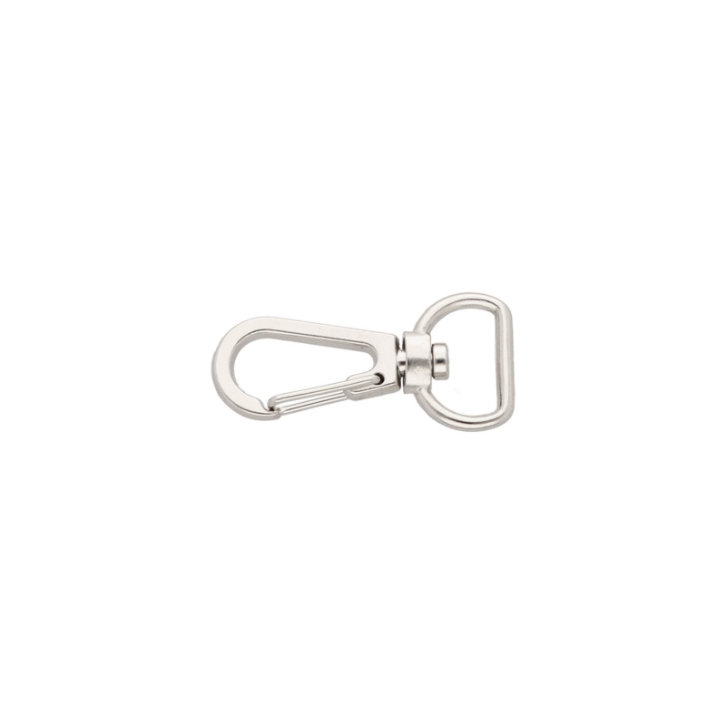 METAL SNAP HOOK&nbsp13 MM HIACYNT NICKEL 100   PCS