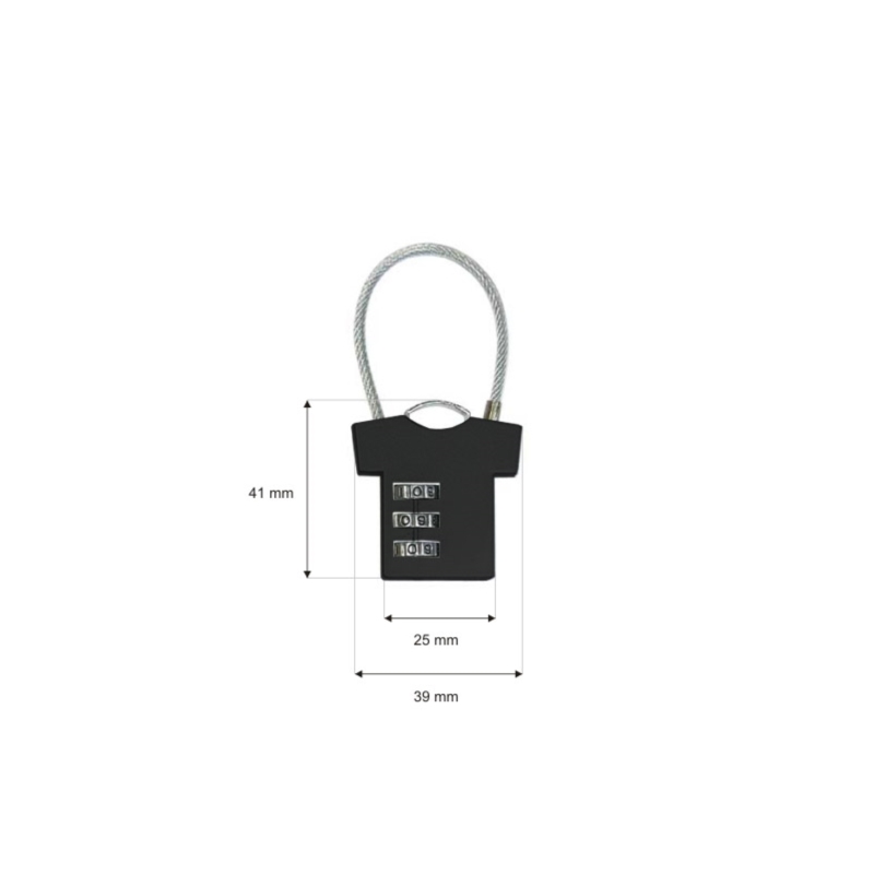 METAL PADLOCK COMBINATION LOCK 117 1 PCS