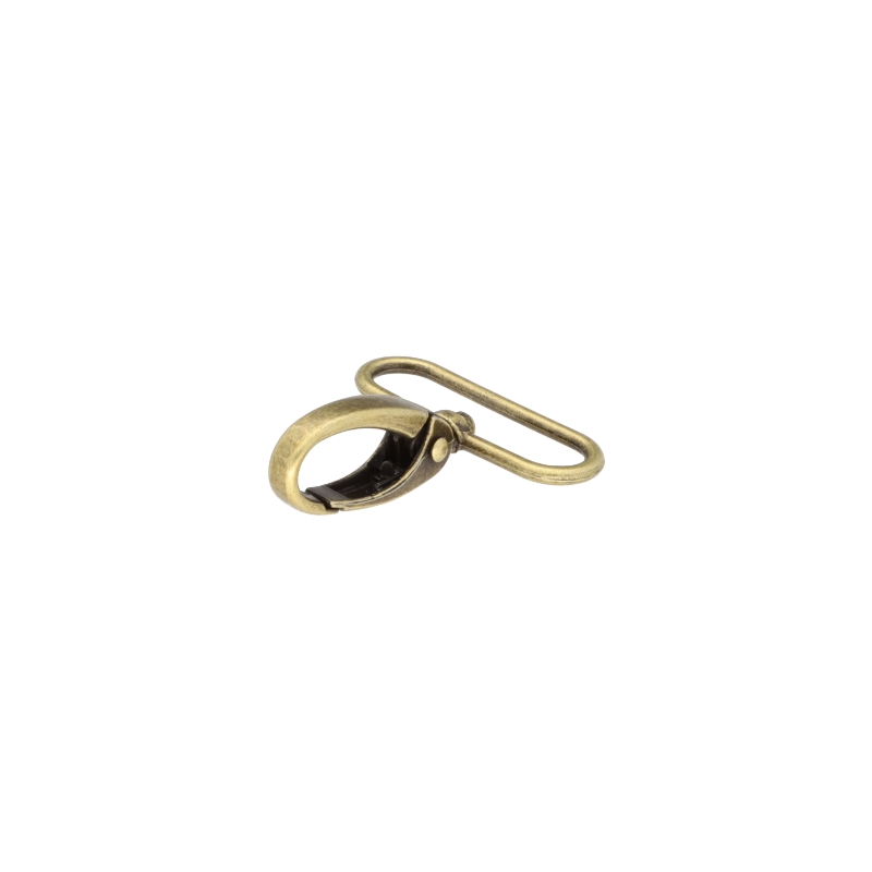 METAL SNAP  HOOK 0037 38  MM OLD GOLD 1  PCS