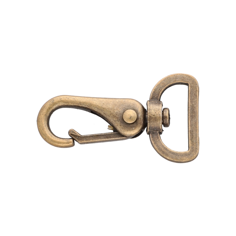 METAL  SNAP HOOK RF-175 26 MM ERYK OLD GOLD 1 PCS