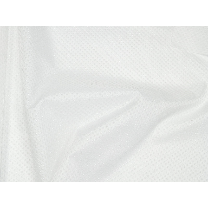 ANTI-SLIP POLYESTER FABRIC 420D PU COVERED WHITE 501 145 CM 1 MB