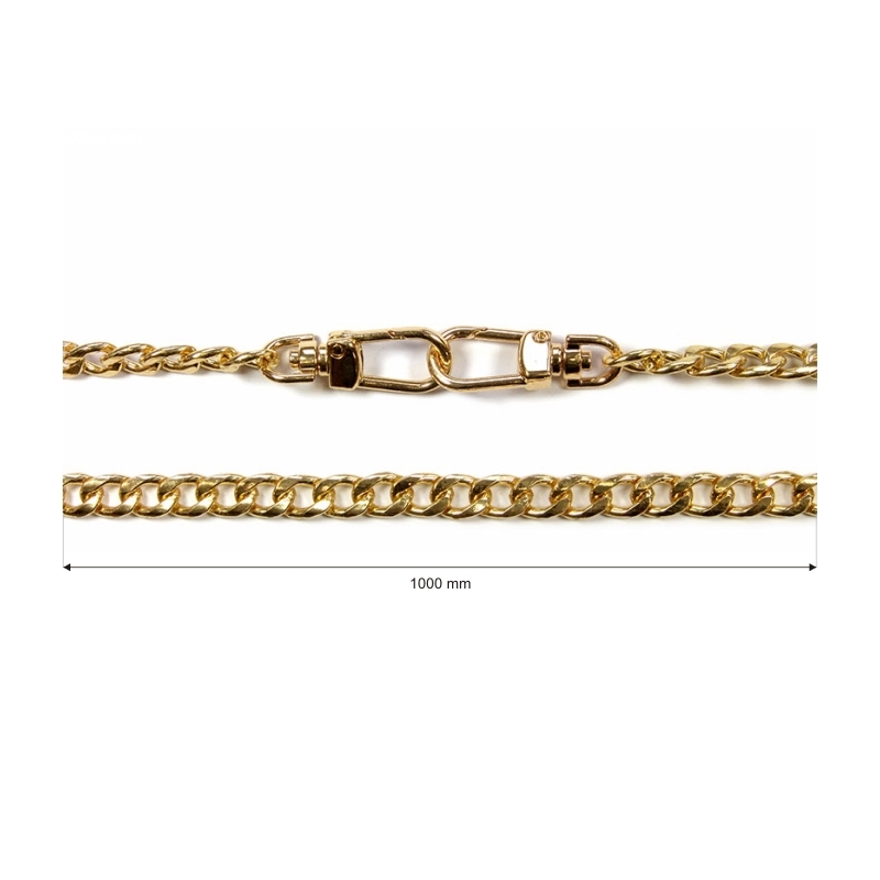 Handbag chain with snap hook 1005 bella gold