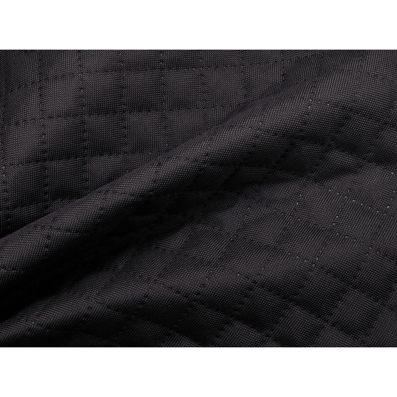 Quilted polyester fabric Oxford 600d pu*2 waterproof karo (306)&nbspdark grey 160 cm 25 mb