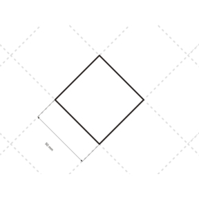 Podszewka pikowana karo 5x5 cm  (134) szara