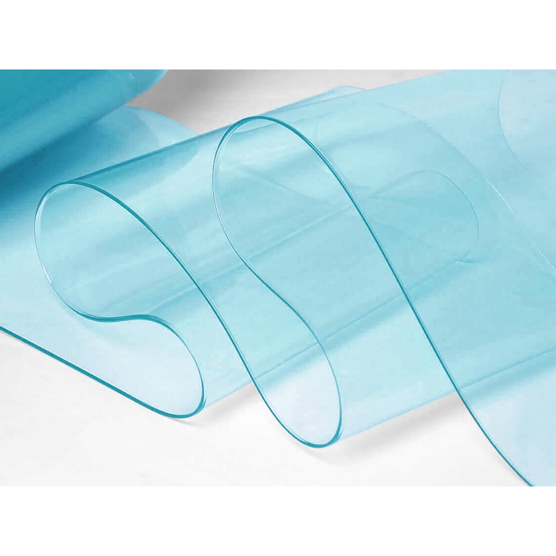 TRANSPARENT (BLAU) PCV FOLIEN 0,5 MM