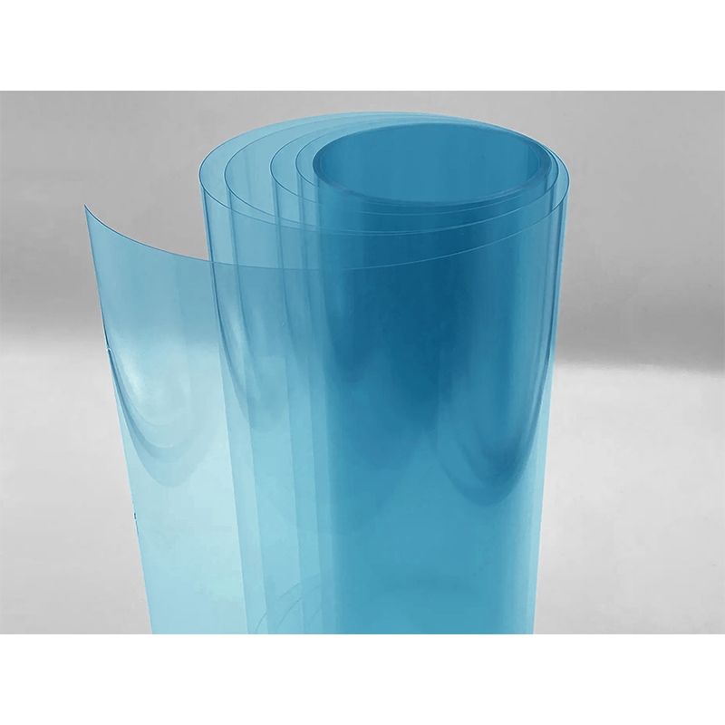 TRANSPARENT (BLAU) PCV FOLIEN 0,5 MM