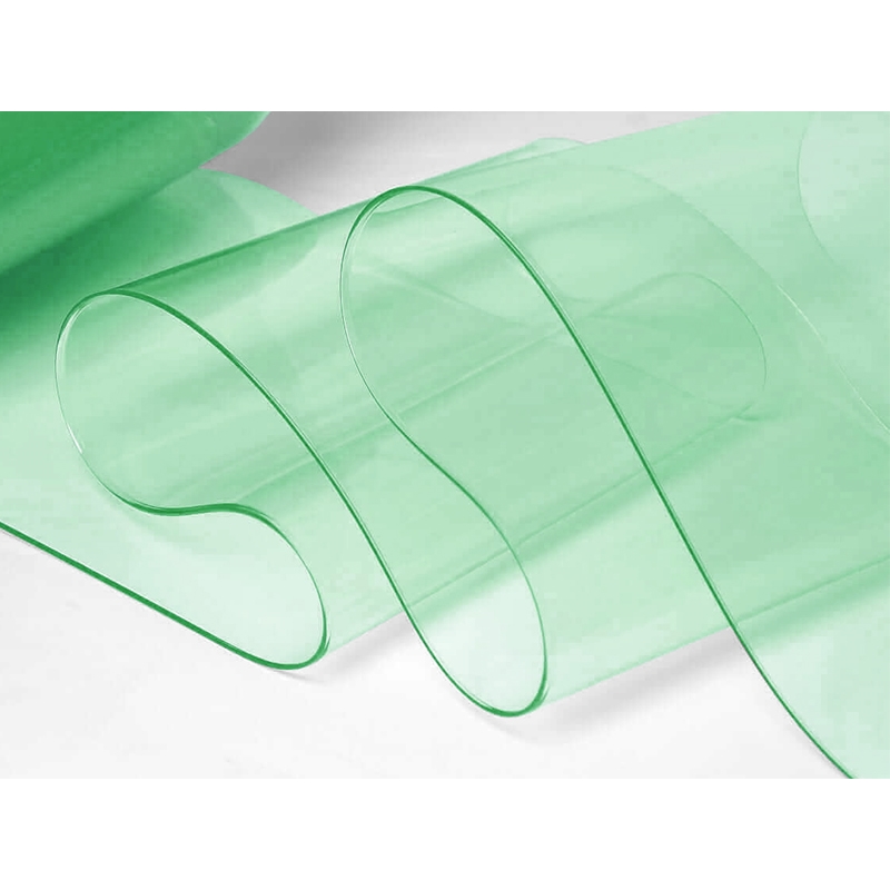 TRANSPARENT (GREEN) PCV FILM 0,5 MM