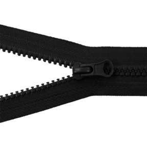 Zamek błyskawiczny kostkowy 5 nierozdzielczy 16 cm auto lock (580) czarny