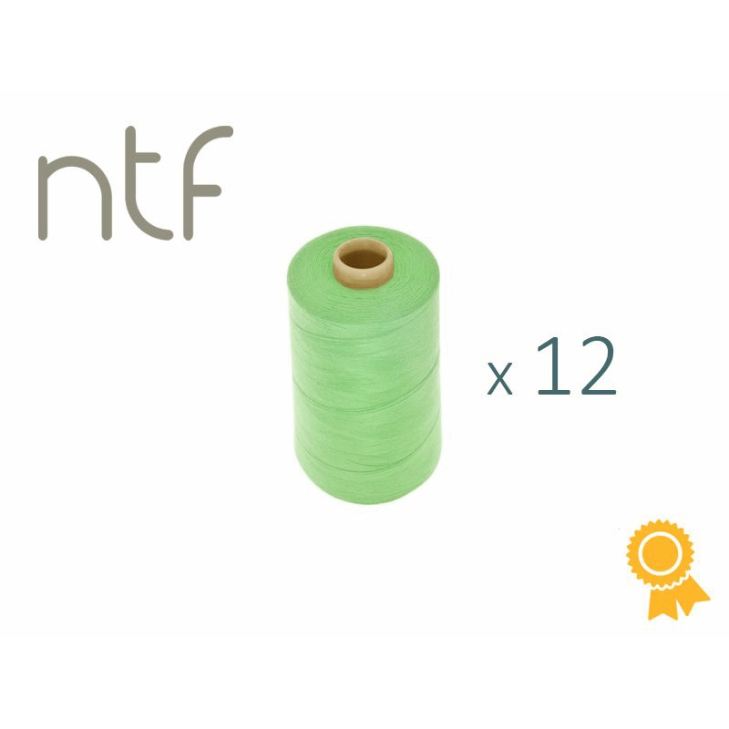 POLYESTER THREADS NTF 40/2 CELADON A605 1000 M x 12 PCS.