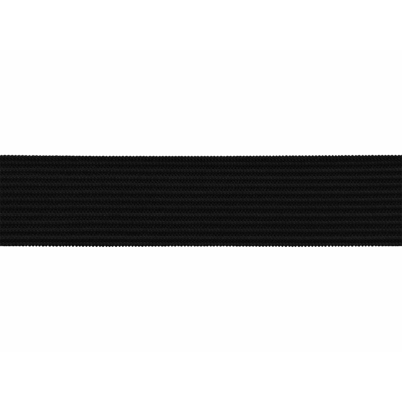 Knitted elastic tape  20 mm (301) graphite polyester 25 mb