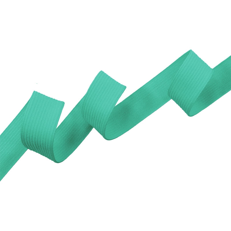 Pruženka hladká pletená 20 mm (533) máta polyester 25 m