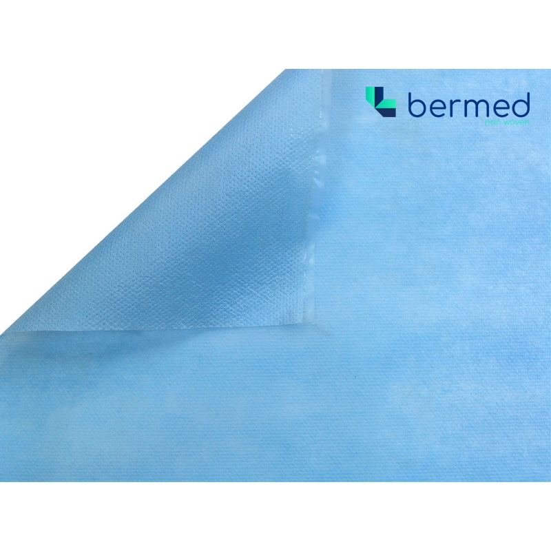 Bermed Laminat medyczny ochronny 53 g/m2 niebieski (EN 14126) 300 mb