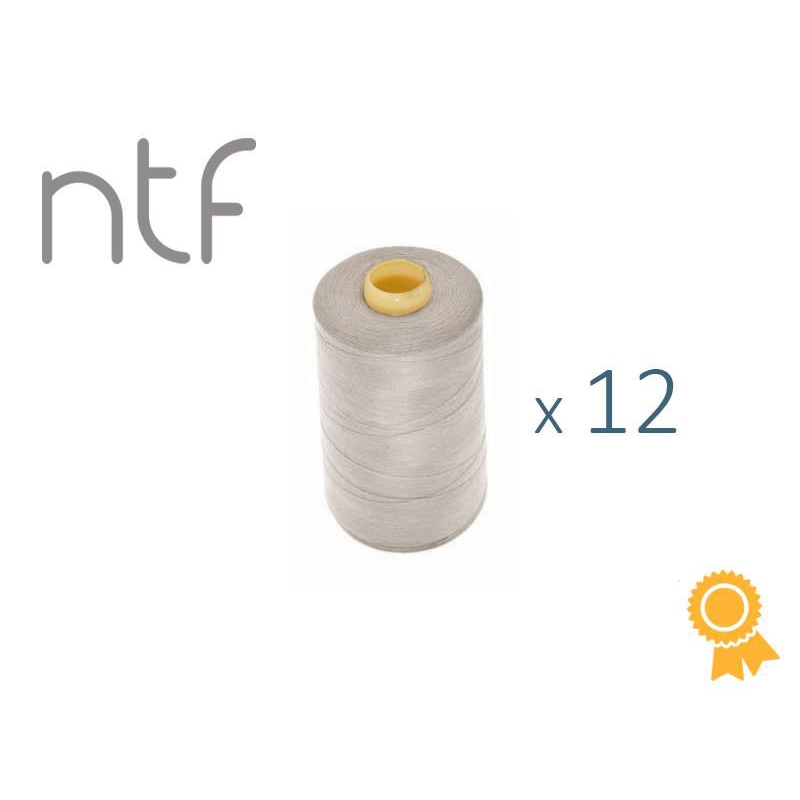 POLYESTER THREADS NTF 40/2 PASTEL BEIGE A864 1000 M x 12 PCS.