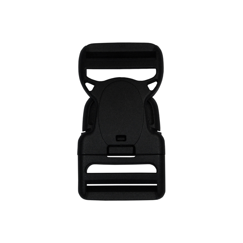 Plastic buckle 38 mm jagna  black 25 pcs