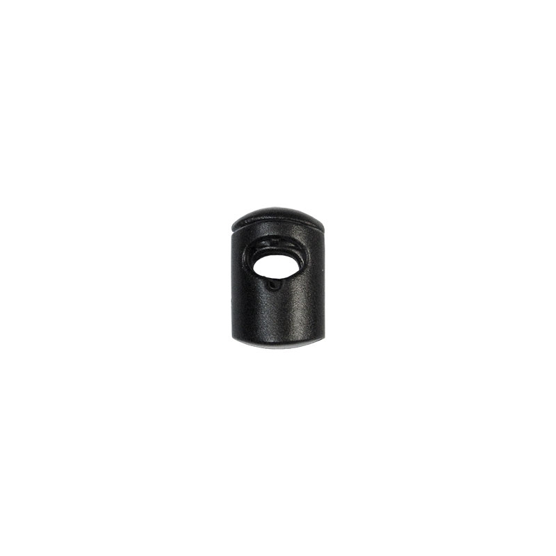 Plastic string stopper 4/5 mm  (305-3039) single kornel black 500 pcs