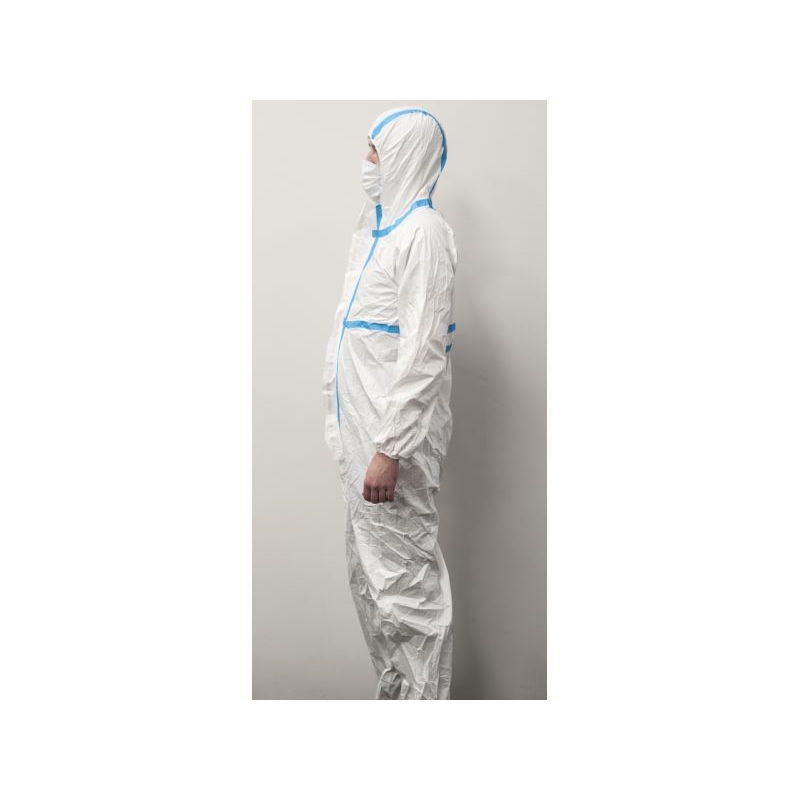 COVERALL,  WHITE - XXL (cat.III 3/4)