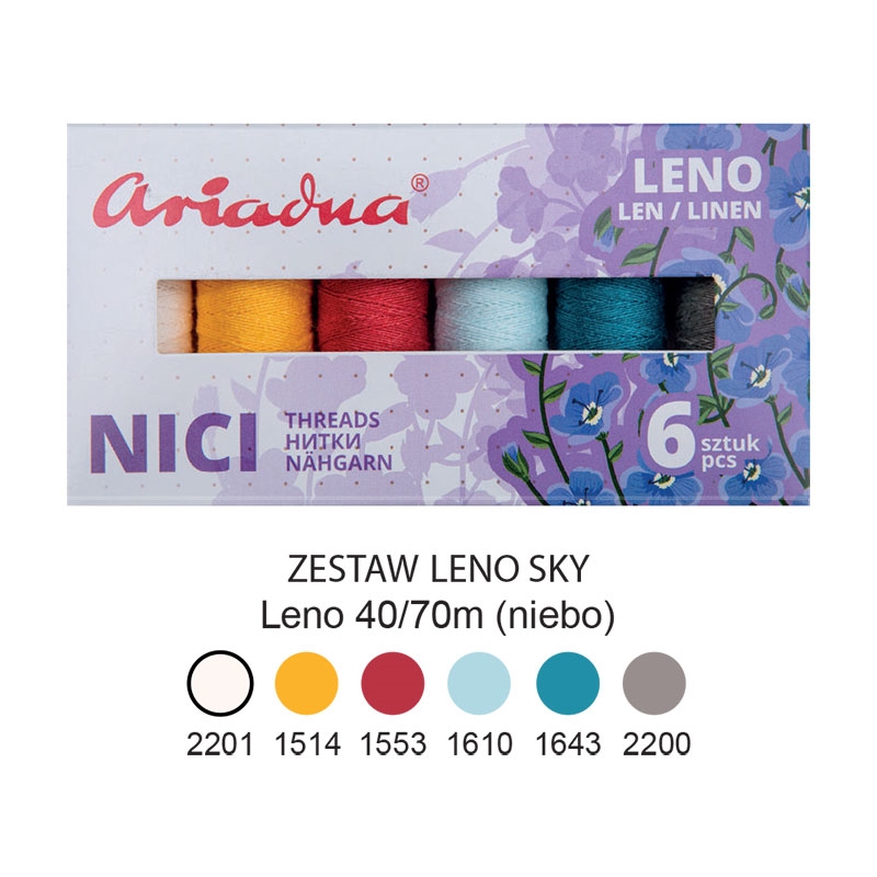 Nici szwalnicze zestaw leno sky Leno 40