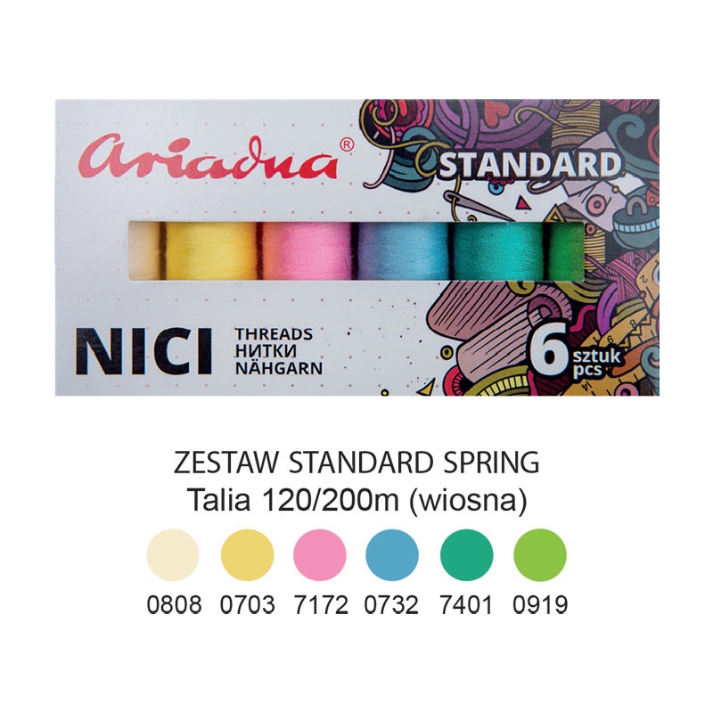 ŠICÍ  NITĚ TALIA 120 SPRING 200 MB 6 ks