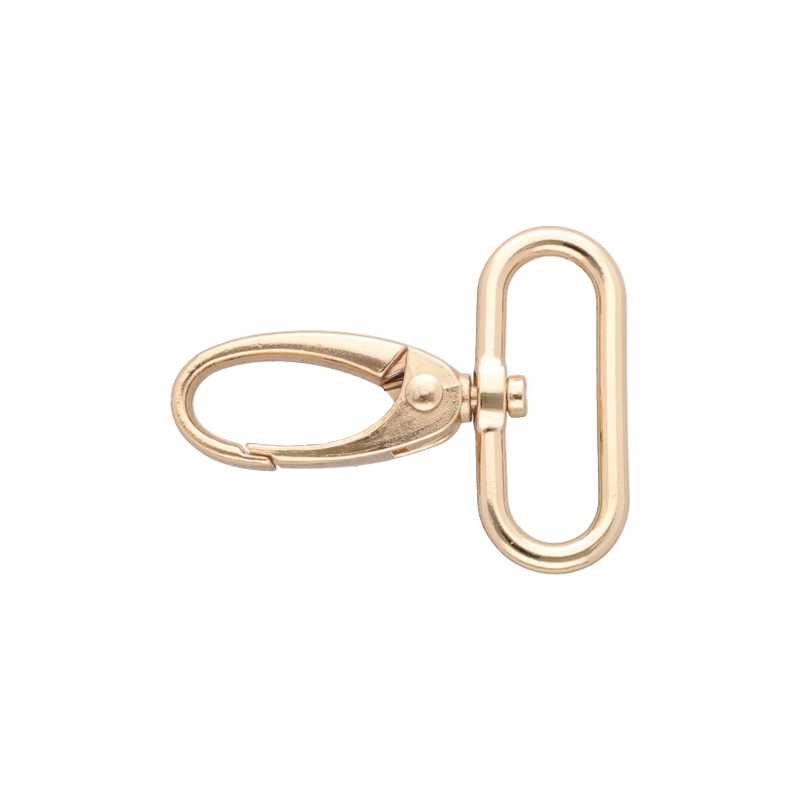 METAL SNAP HOOK 0037 32 MM LIGHT         GOLD  1 PCS