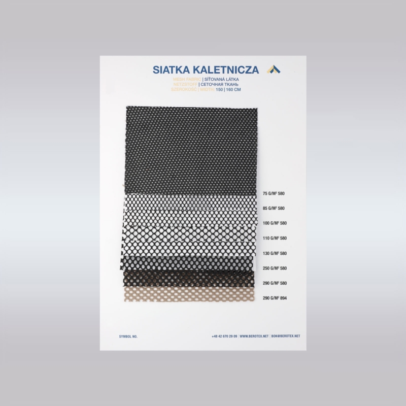 Katalog siatek kaletniczych